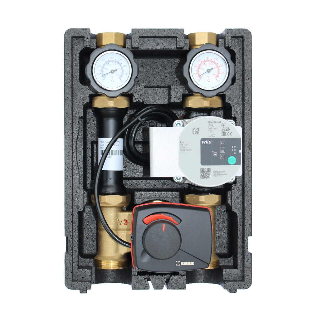Pump Station/Heizkreisstation With Control, Two Mixed Heating Circuits With It