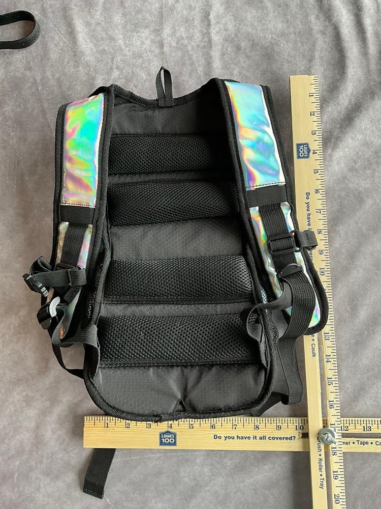 Sojourner Silver SLIM BACKPACK Pack Hiking Running Biking As Is Read