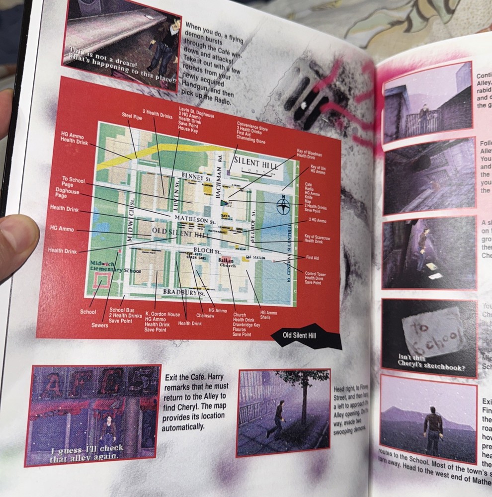Silent Hill PS1 Hardcover Strategy Guide Custom