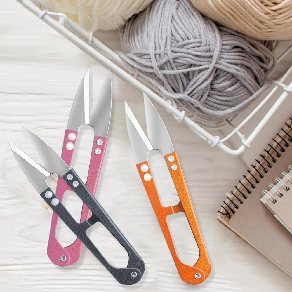 4.1 Inch Multicolor Mini Sewing Scissors, 3Pcs Mini Small Snips Trimming Nipper