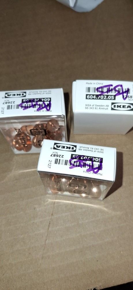75 Rose Gold Thumb Tacks