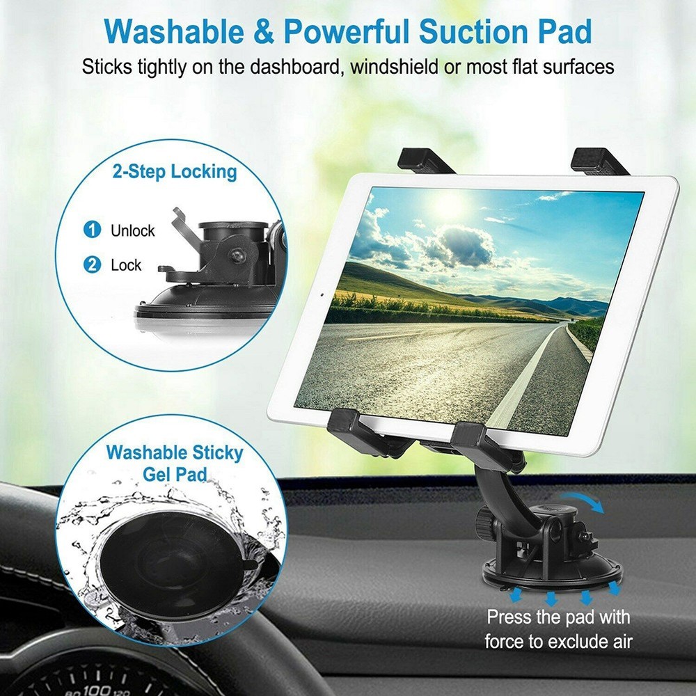 Car Windscreen Suction Mount Holder Bracket For GPS iPad Mini Pro Samsung Tablet