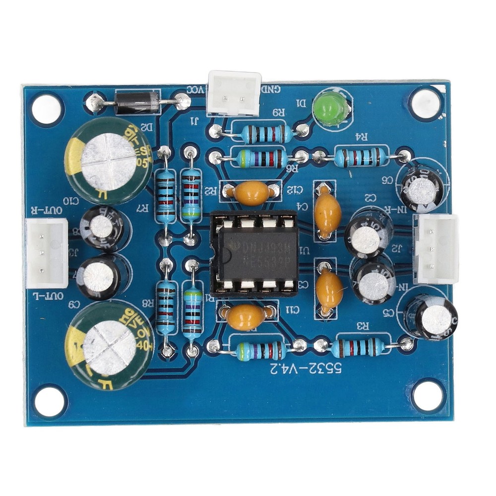 Preamp Module Audio Preampier Board NE5532 Chip Accessory Part For❀