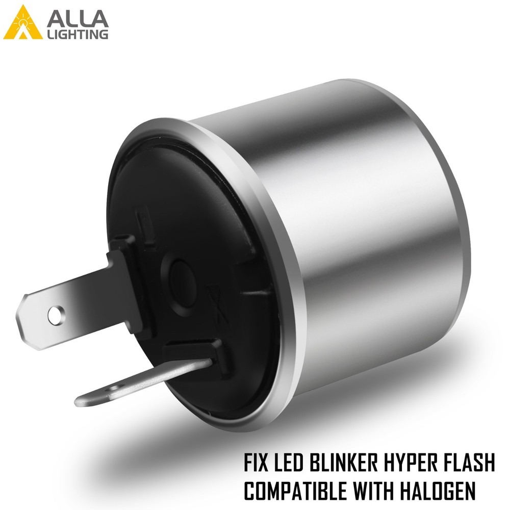 Two Pin Flasher Relay Replacement for Motorcycle Turn Signal Hyper Flash,Harley
