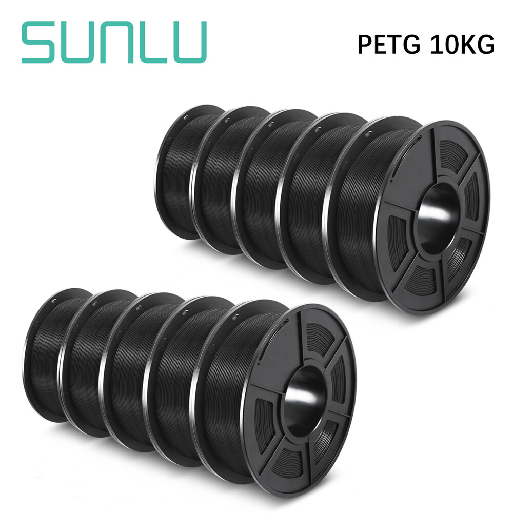 SUNLU 10×1KG 1.75MM PETG Filament High toughness 3D Printer Consumables