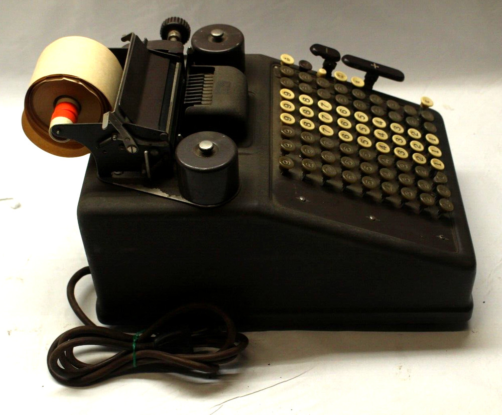 Vintage Burroughs 9 Row Adding Machine Part #44265 Year 1946