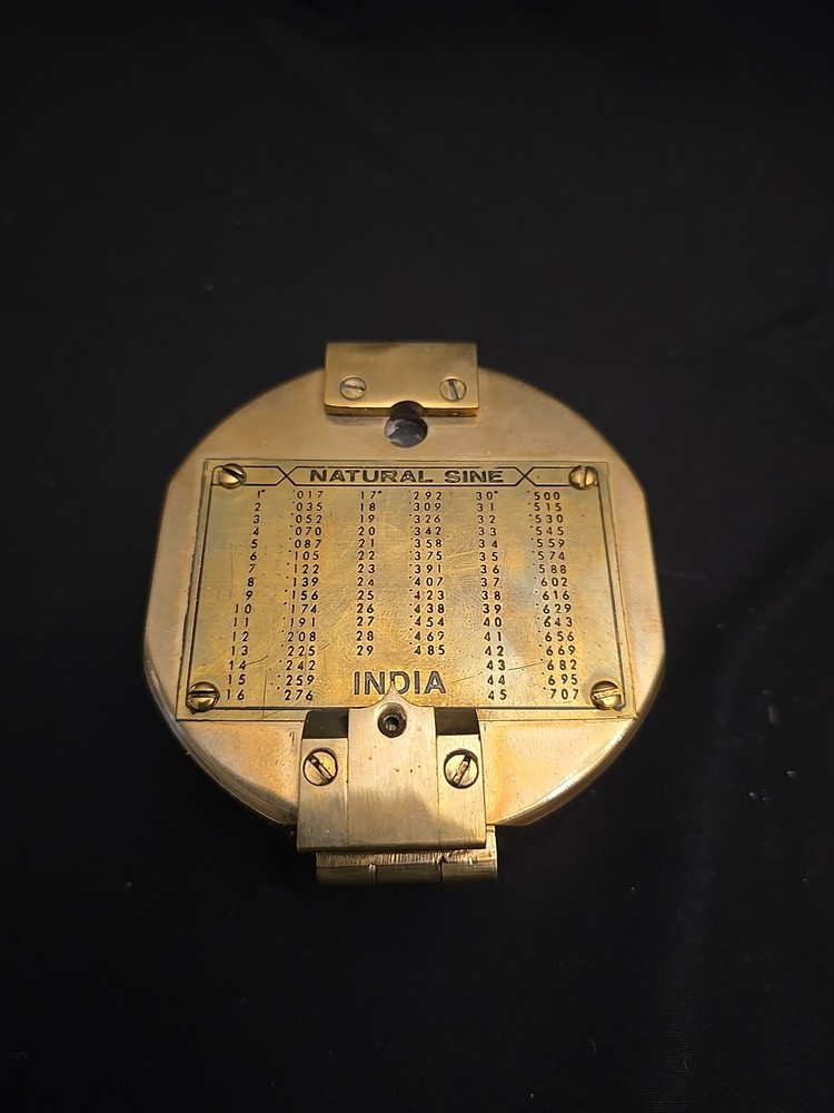 Solid Large Brass Easex Compass