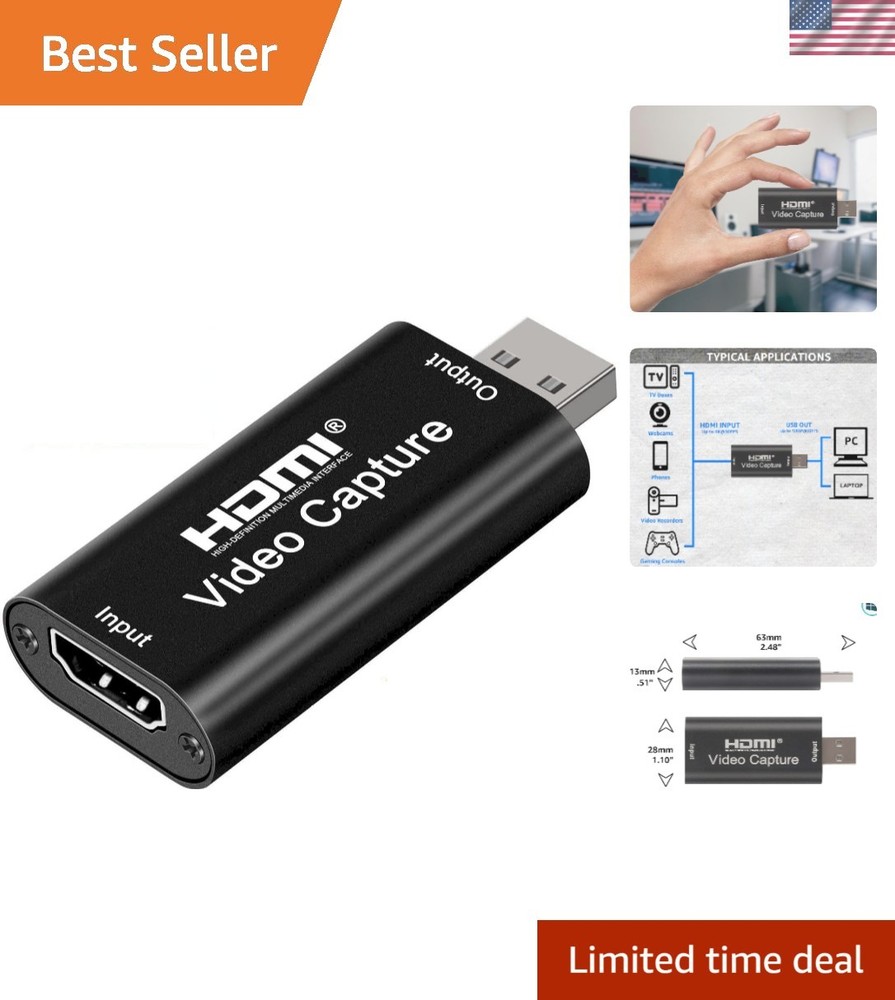 Professional Video Capture Device - 4K HDMI Input, 1080P Output Camera Link