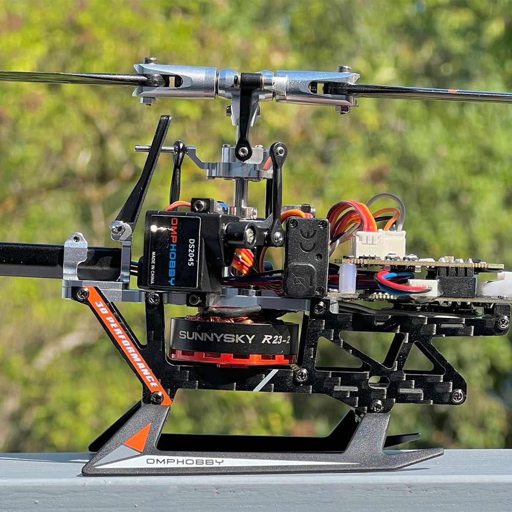 OMPHOBBY M1 EVO RC Helicopter forAdults (OMPHOBBY Protocol BNF Version,Yellow)