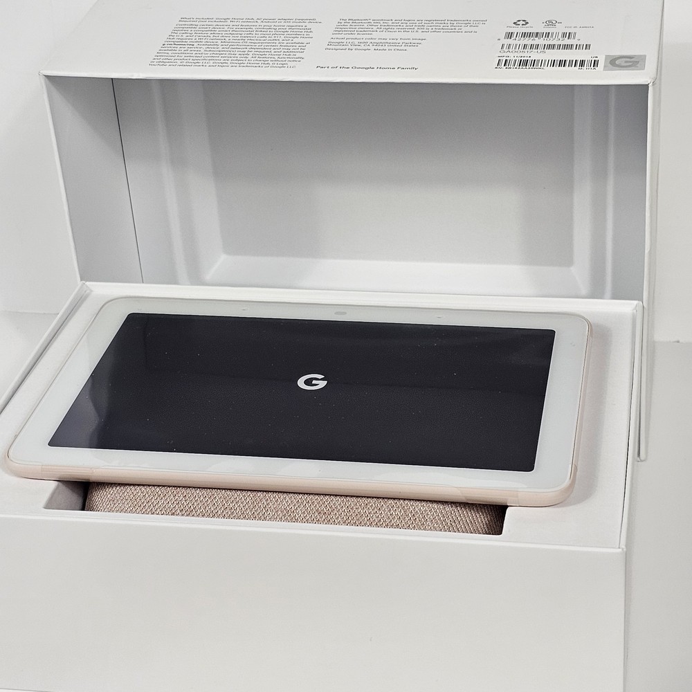 GOOGLE Home Hub Smart Display with Google Assistant 1st Generation NEW OPEN BOX
