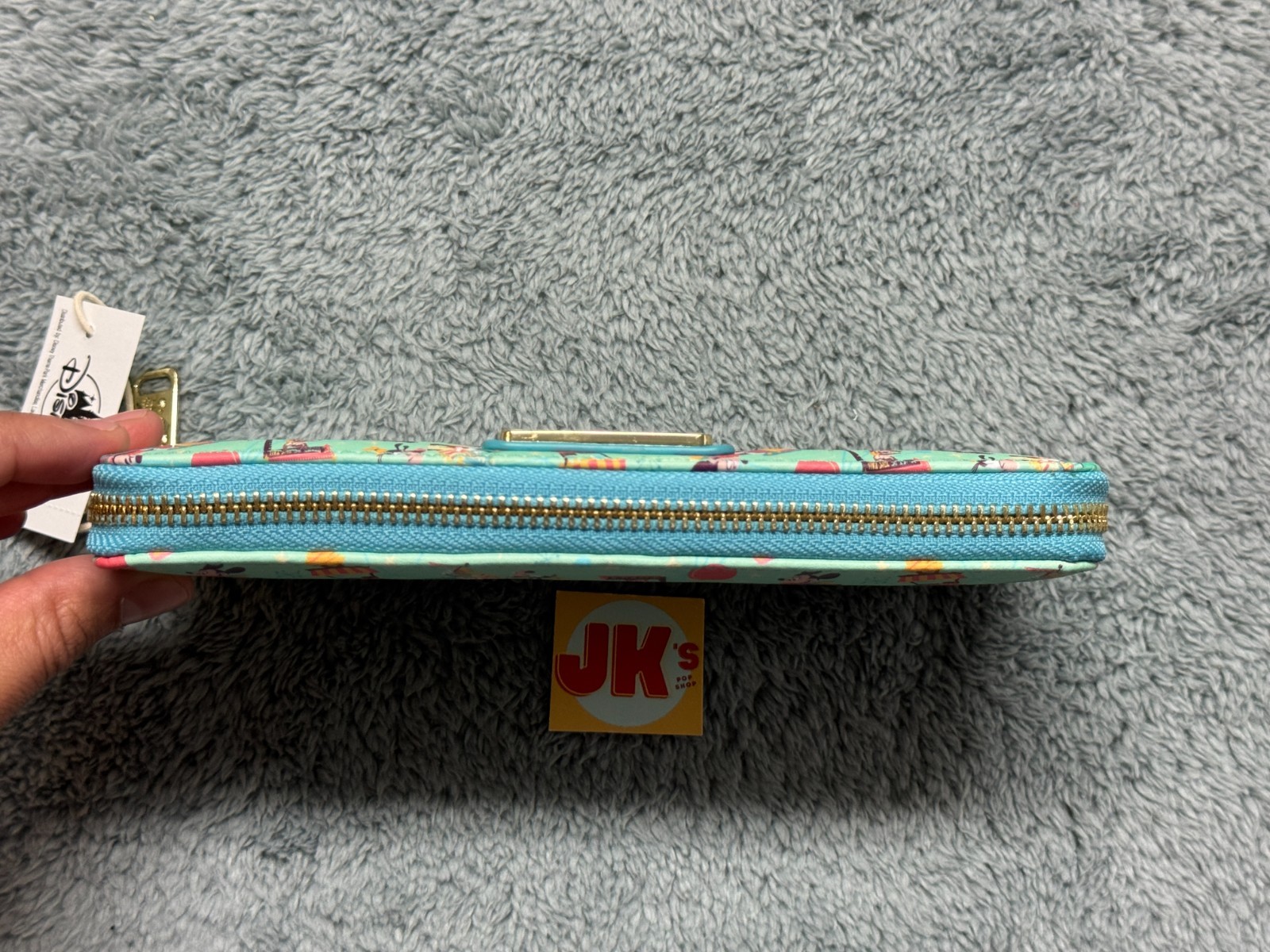 NEW Disney Loungefly Wallet Play In The Park Mickey And Friends Attractions