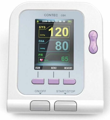 CONTEC Household automatic LCD screen electronic sphygmomanometer 3 Cuffs USA