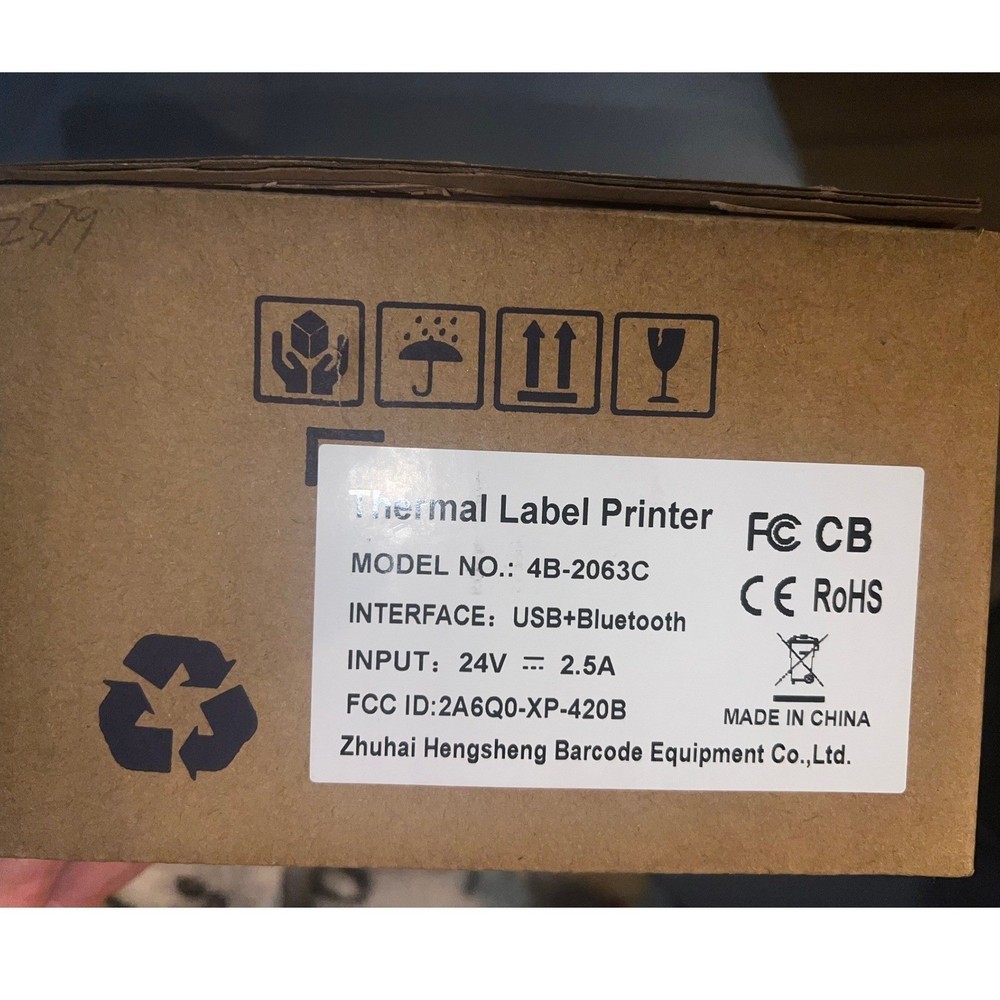 Svantto 4B 2063C Thermal Label Printer USB Bluetooth Barcode Equipment Co Ltd
