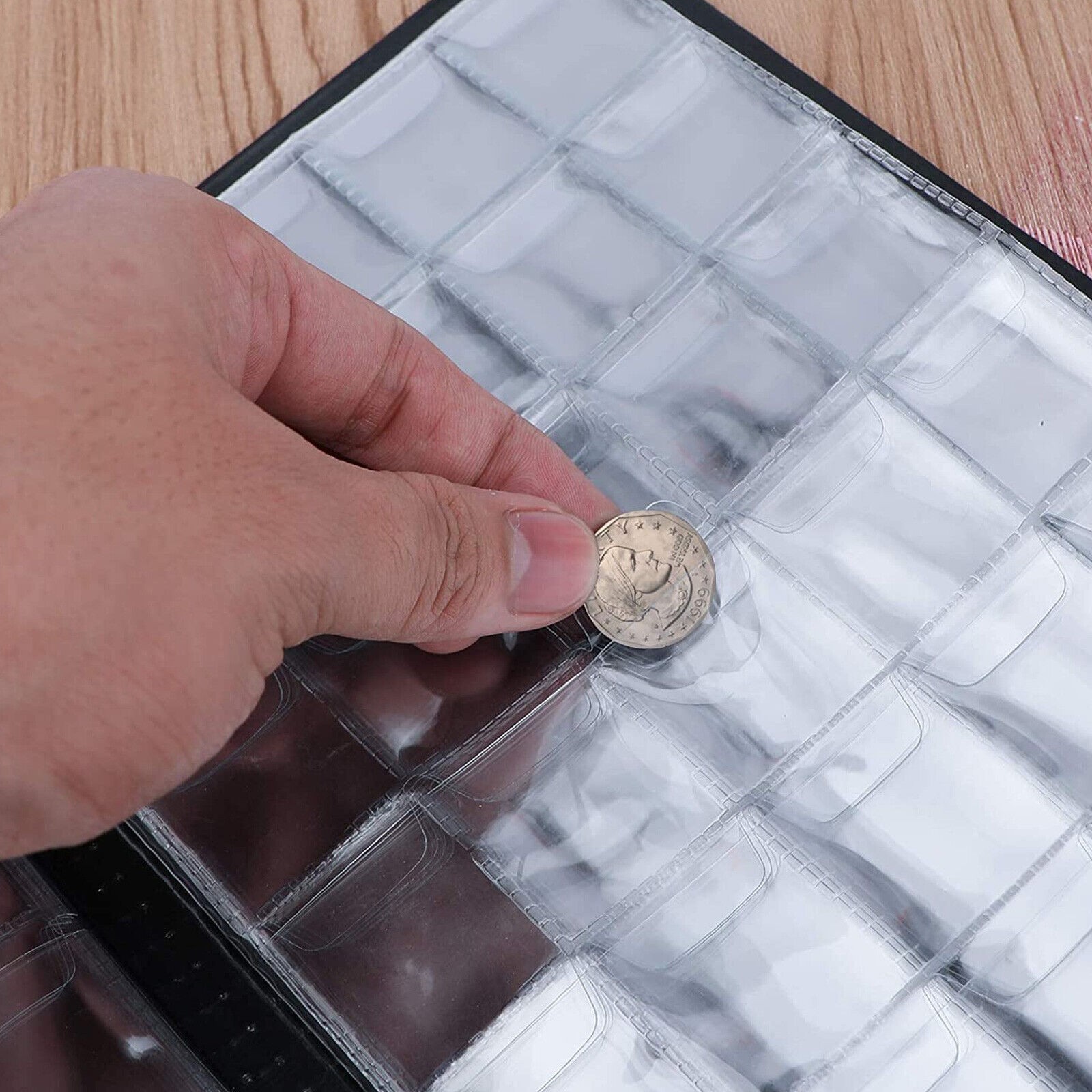 480 Pockets Coin Collection Book Holder Display Storage Case Album for Collector