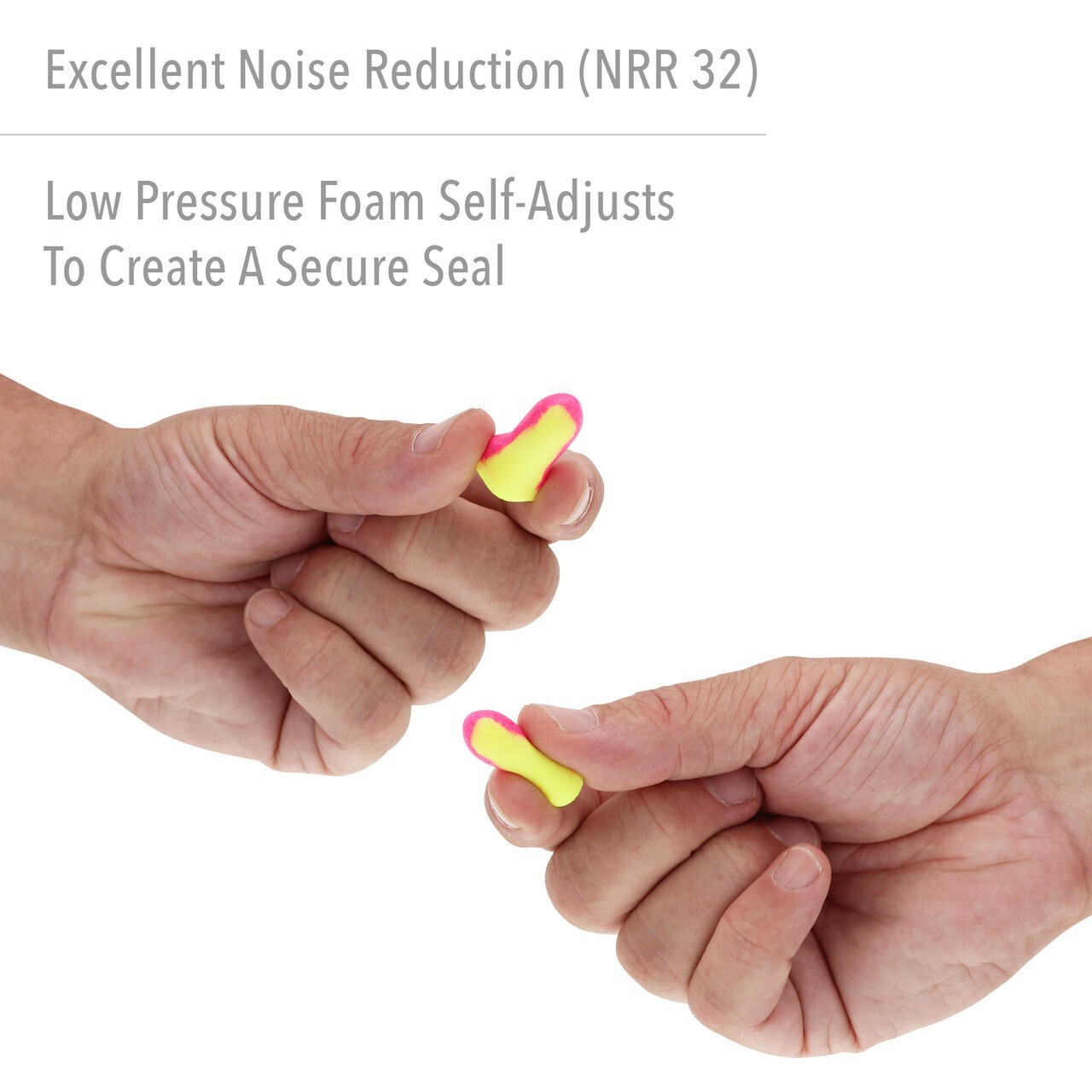 100 LL1 UNCORDED Disposable Foam Ear Plugs Shooting Sleep Aid Noise Reduction 32