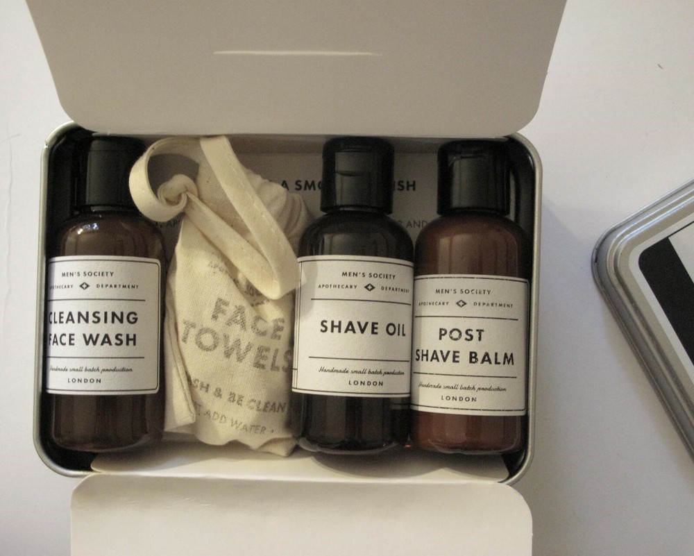 Men's Society Smooth Operator Shave Set Handmade Small Batch Production