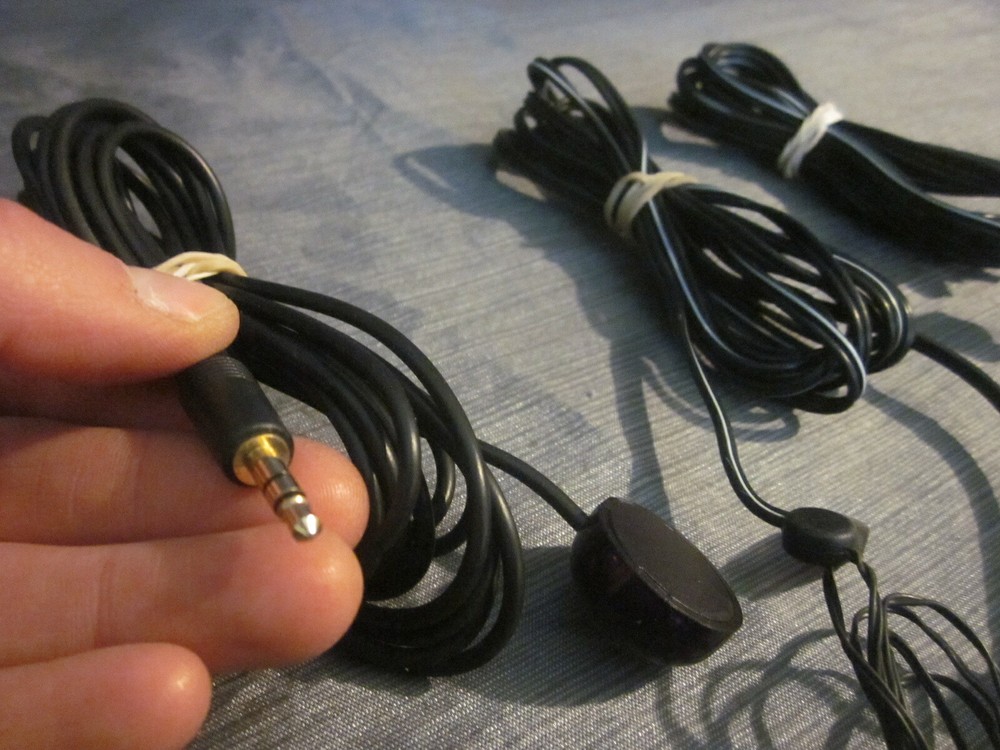Lot of 5 Assorted IR Receiver Extender Cables