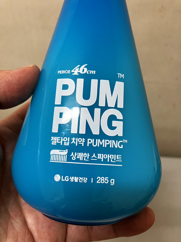 LG PERIOE Pumping Gel Type Toothpaste 285G 9.63Oz Spearmint