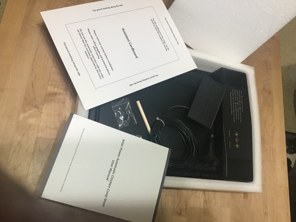 Solar Chicken Coop Automatic Door