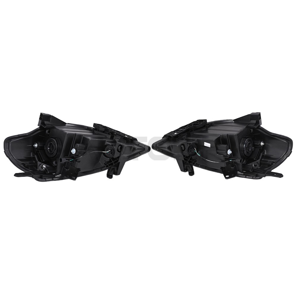 Chrome Halogen Headlight For Nissan Versa 2007-2012 Driver & Passenger Side