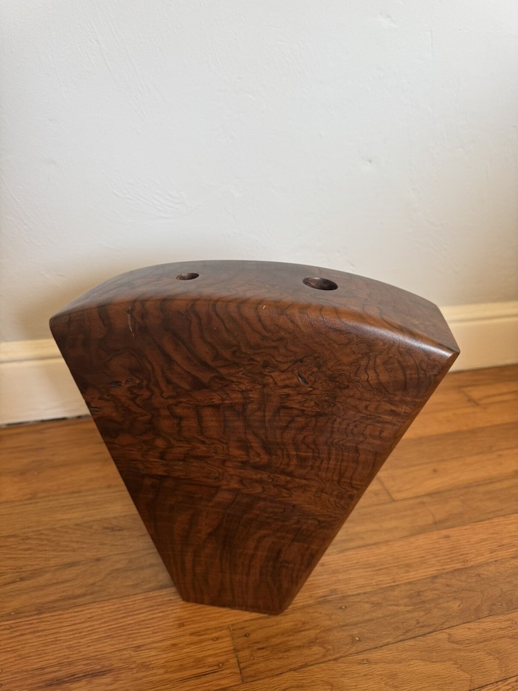 Large Wooden Candle Holder