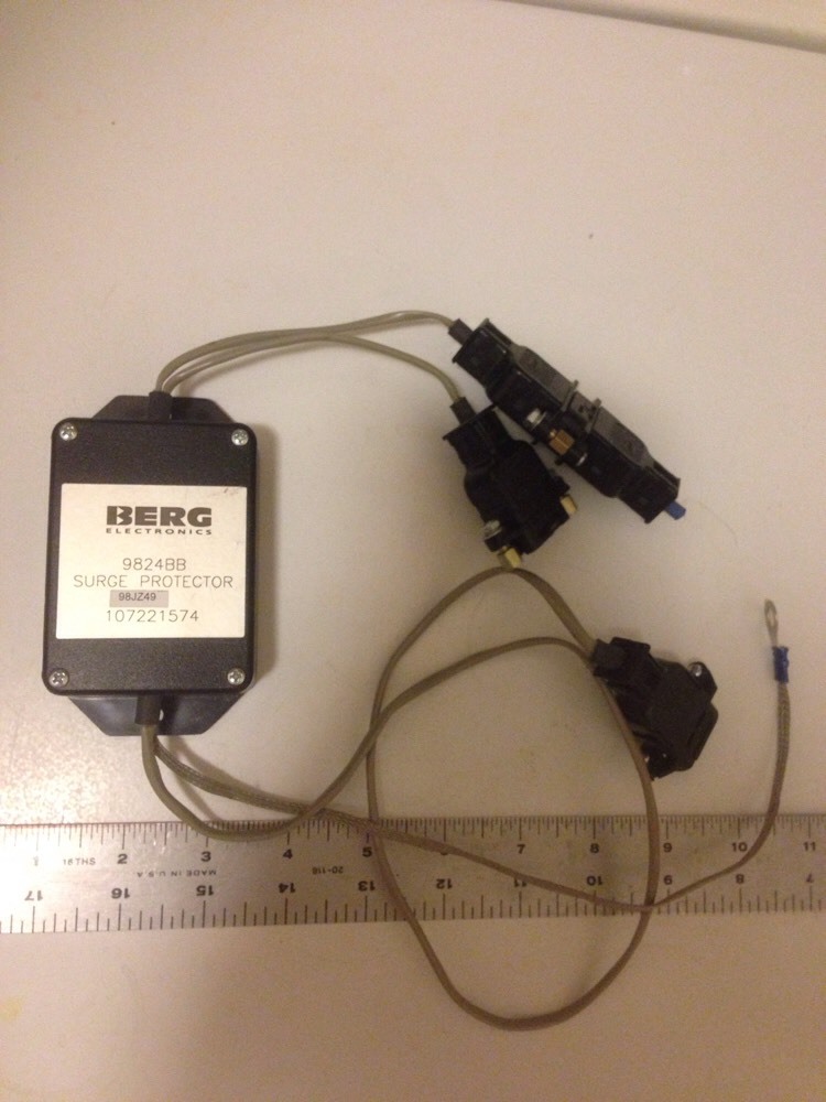 BERG ELECTRONICS 9824BB SURGE PROTECTOR W/ AMP CONNECTORS