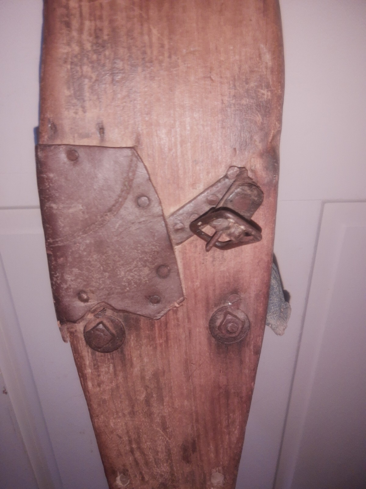 Antique Wooden Prosthetic Peg Leg Civil War Era 1860's Ky Find Kitsch Oddity Vtg