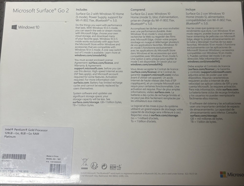Microsoft Surface Go 2