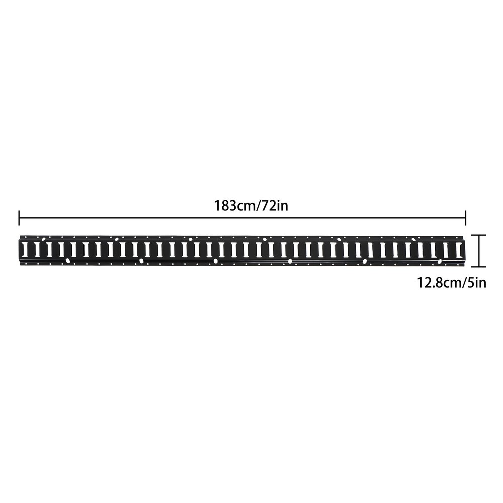 Labwork 8Pack 6' E Track Tie Down Rail Kit Powder Coat For Garages Vans Trailers