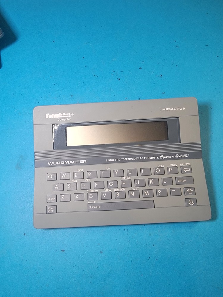 Franklin Computer- Wordmaster Electronic Thesaurus & Spelling Corrector WM-1100