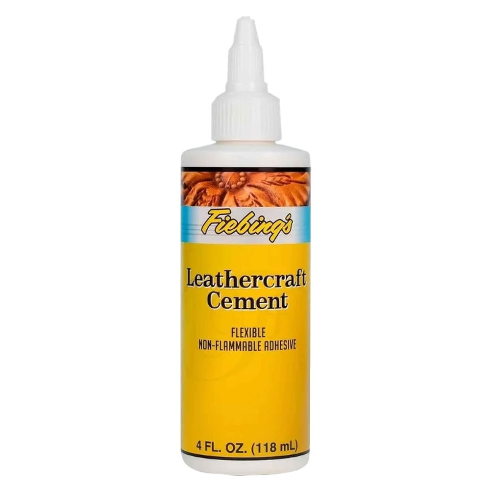 Versatile Leathercraft Cement - 4 oz Quick Drying Glue for DIY Leather Projects