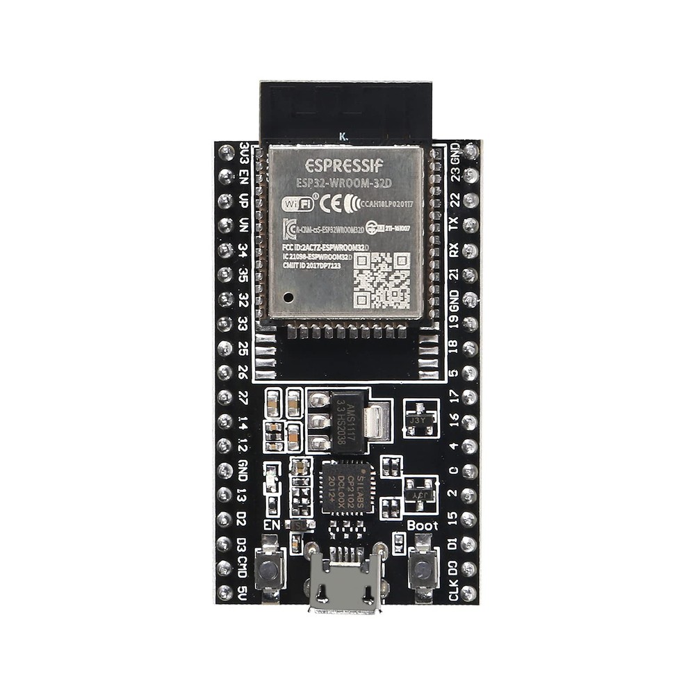 QCCAN 3Pcs ESP32-DevKitC core Board ESP32 Development Board ESP32-32D Wireles...