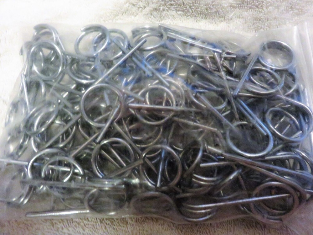 🔥🧯10pcs.-FIRE EXTINGUISHER LOCK SAFETY PULL PINS WITH CHAINS🔥🧯