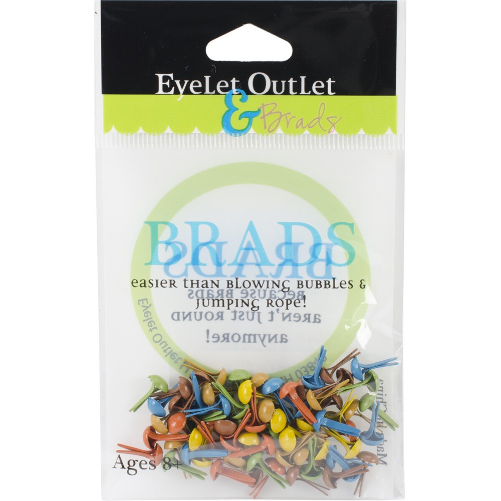 Eyelet Outlet BRD4MM-32 Round Brads 4mm 70/Pkg-Fall