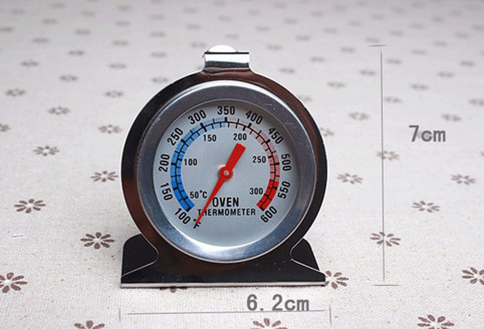 Oven Thermometer Stainless Steel Classic Stand Up Food Meat Temperature Gauge5-1