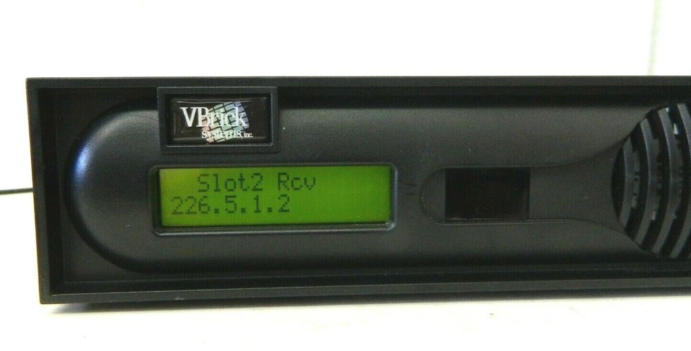 VBrick Systems 6000 Series Video Encoder / Decoder Model 9110-6200-0002