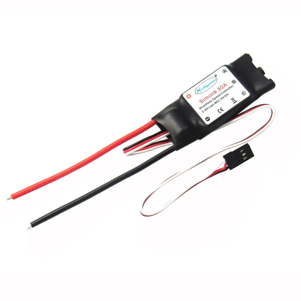 HP SimonK 30A ESC Brushless Speed Controller BEC 2A for Plane Quadcopter Copter