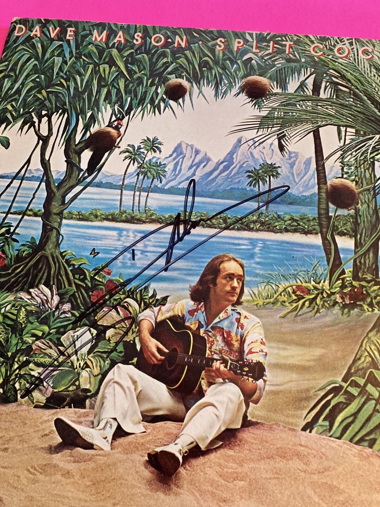 DAVE MASON SIGNED AUTOGRAPHED SPLIT COCONUT VINYL LP *EXACT PROOF*