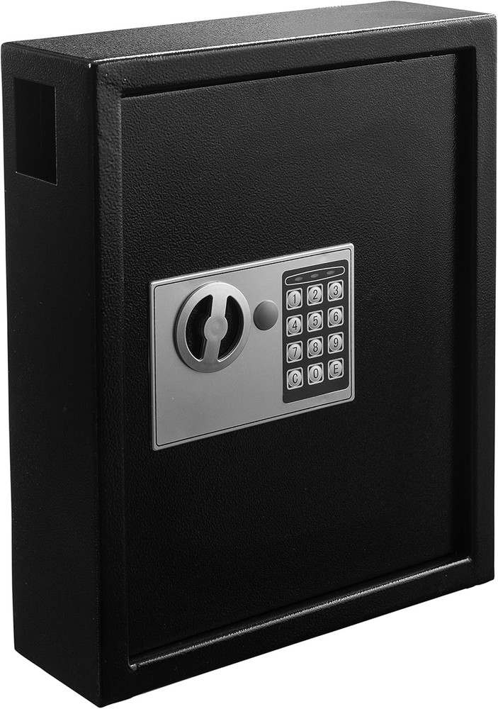 Key Holder Wall Mount - 40-Keys Lock Box with Code, Key Cabinet Wall Mount, Vale