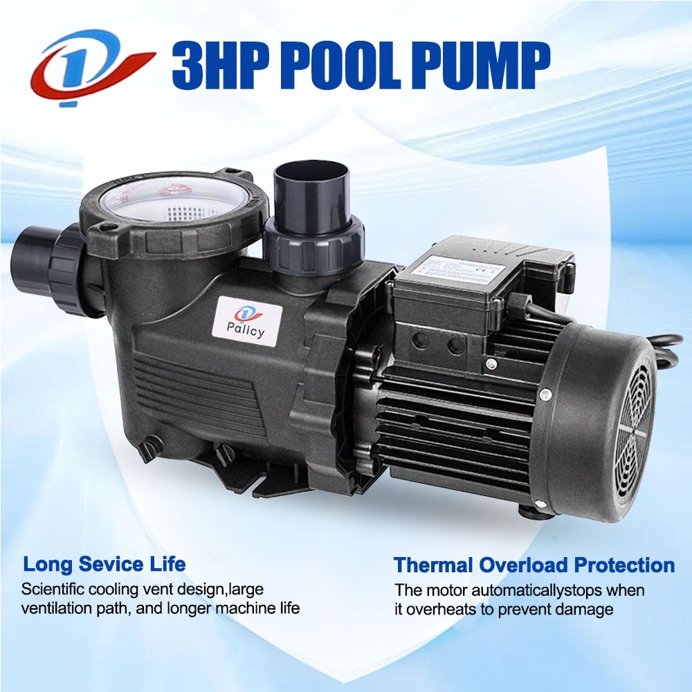 3HP Self-Priming Pool Pump 110V for Hayward, 8200GPH In/Above Ground Pool