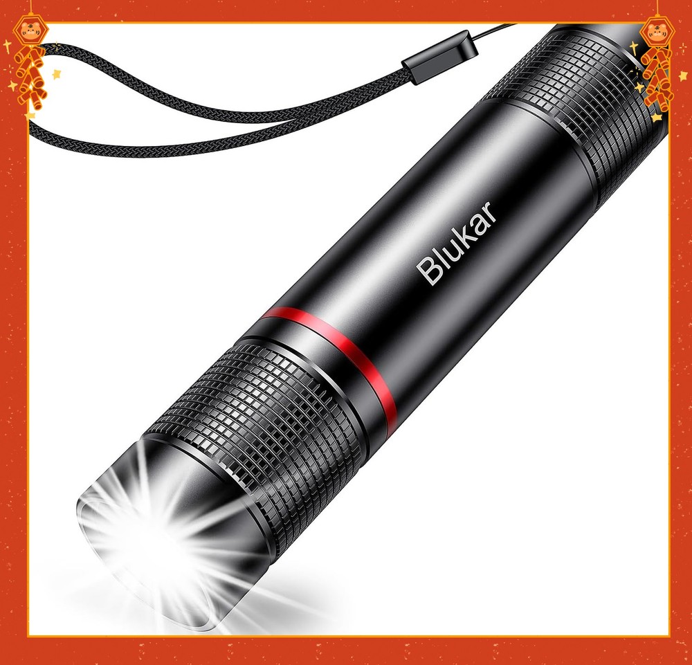 Ultra-Bright,Compact,Rechargeable LED High-Intensity Flashlight - Variable Focus