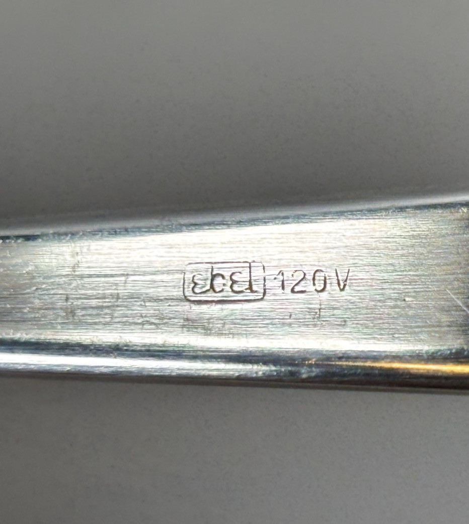 Vintage Ebel Solingen MCM Silverplated 120 Flatware Set Lot 64 Pieces with Chest