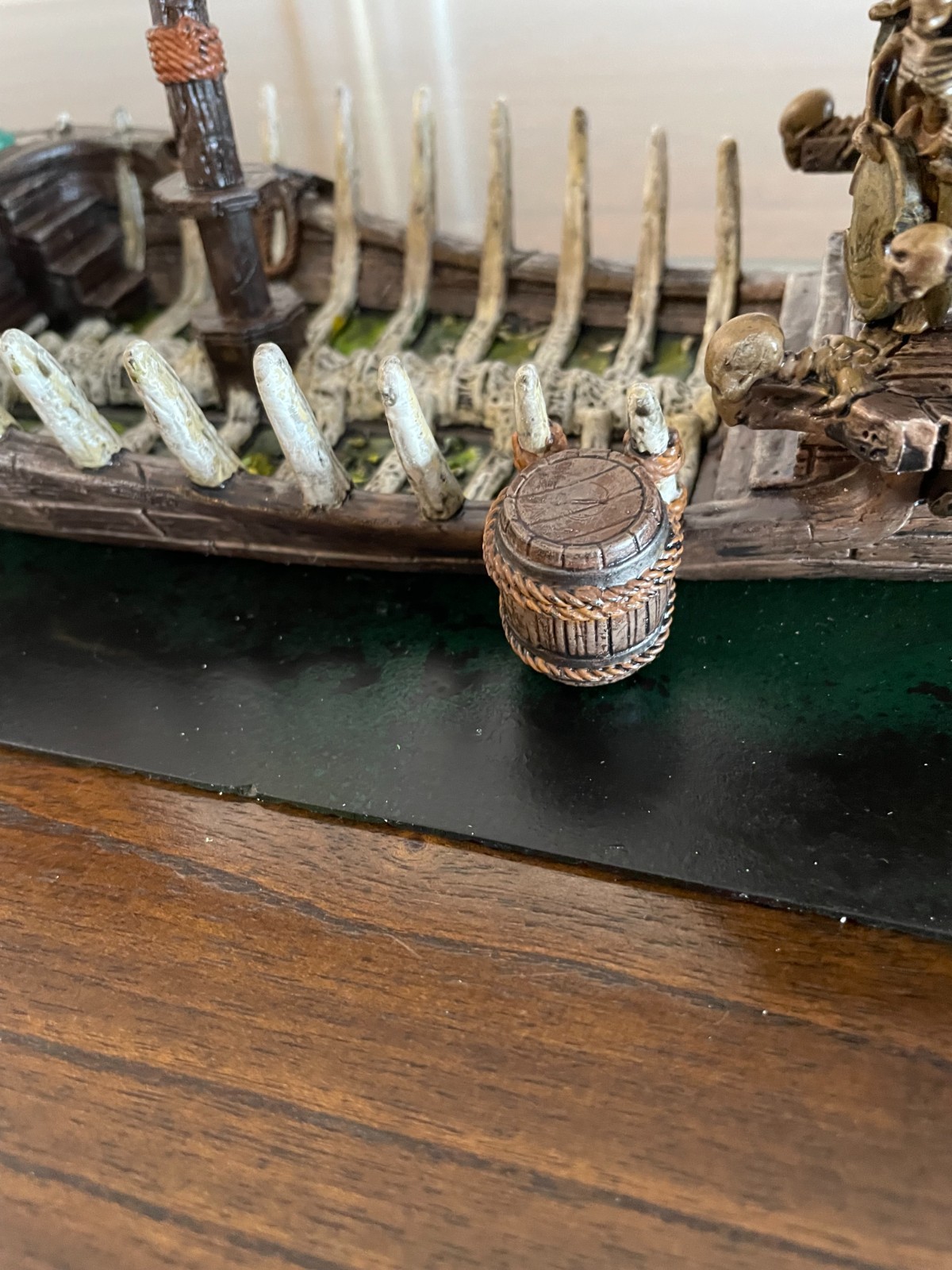 Stygian Barge -Bones Plastic - Reaper - Well Painted and Based