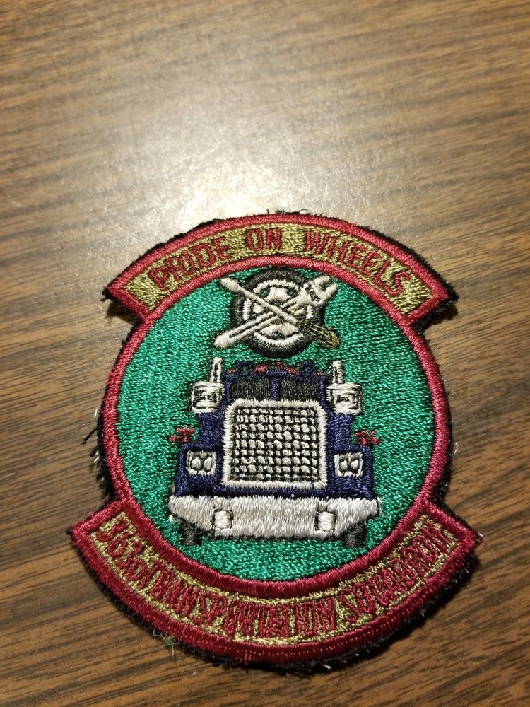 USAF 363d Transportation Squadron - Pride on Wheels Patch