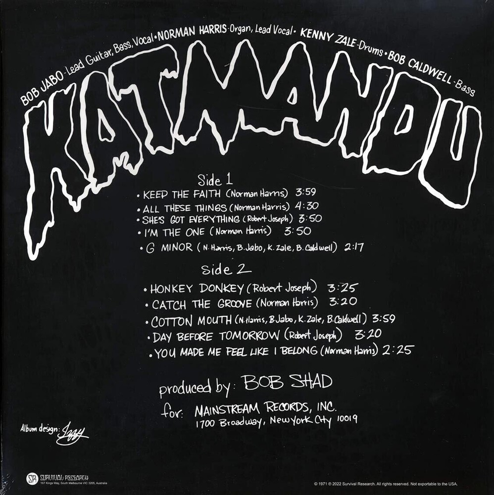 KATMANDU "SAME" PSYCH VINYL REISSUE