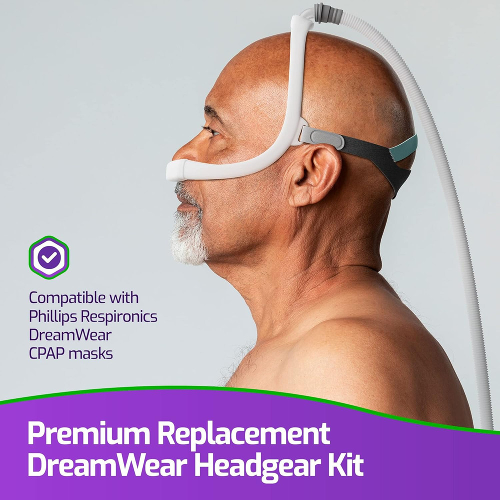 Replacement CPAP Supplies - CPAP Mask Headgear - Compatible with Dreamwear Pull
