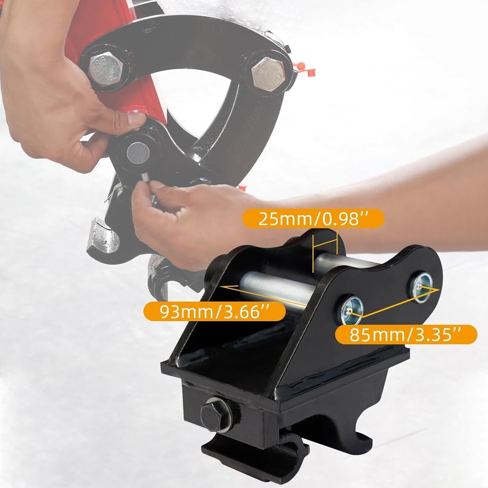 TYPHON Attachment Quick Hitch Coupler Attachments for Mini Excavators Excavator