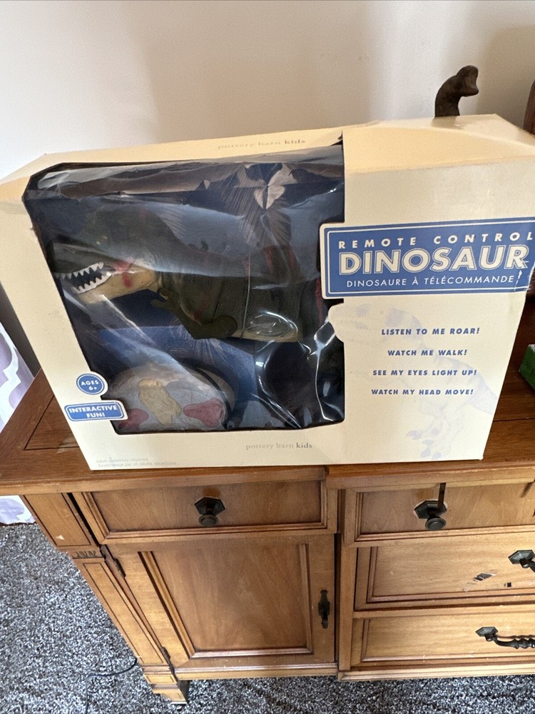 Vintage? Pottery Barn Kids Remote Control Dinosaur Toy