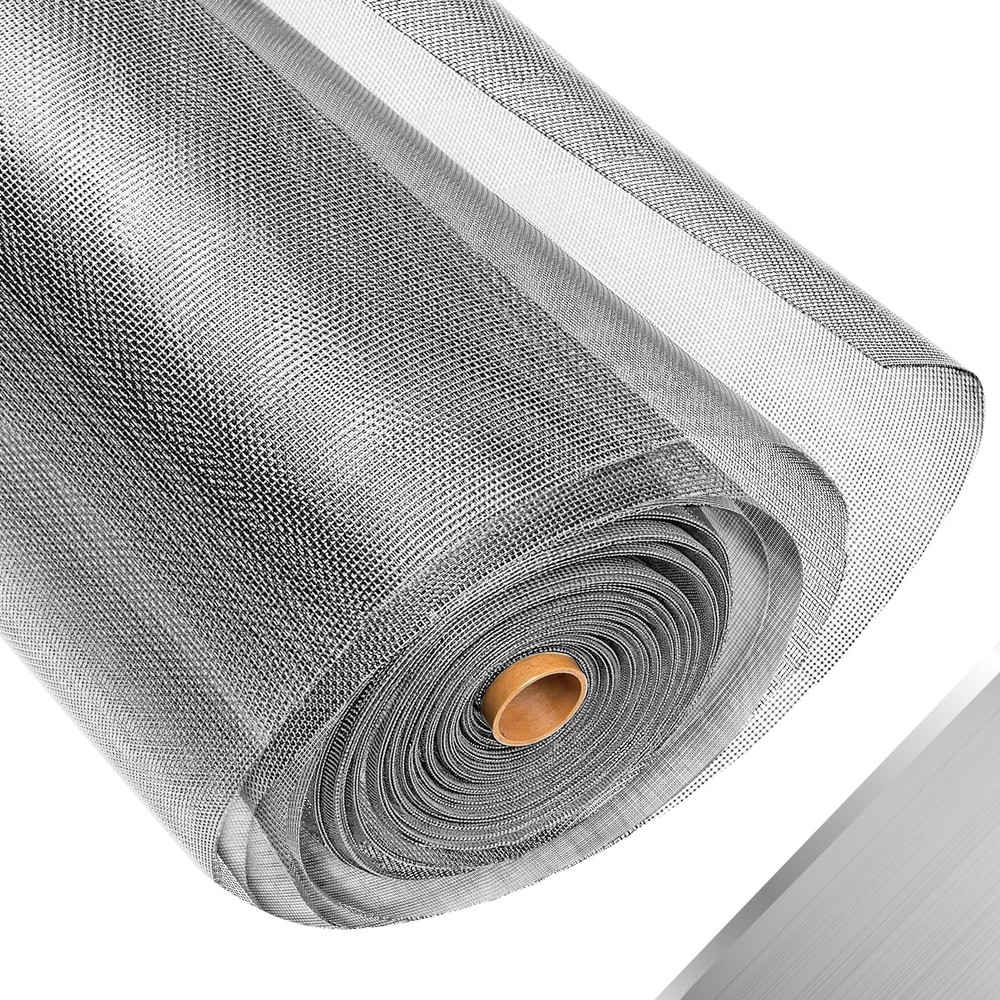Window Screen Replacement,47IN x 16FT 304 Stainless Steel Mesh Window Screen Rol