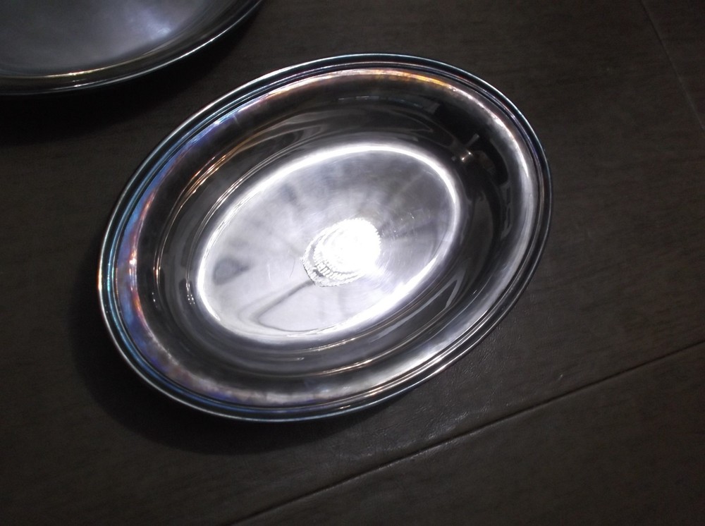Vintage Gorham Silverplate 2 Piece Oval Covered Vegetable Serving Dish #YC426/4
